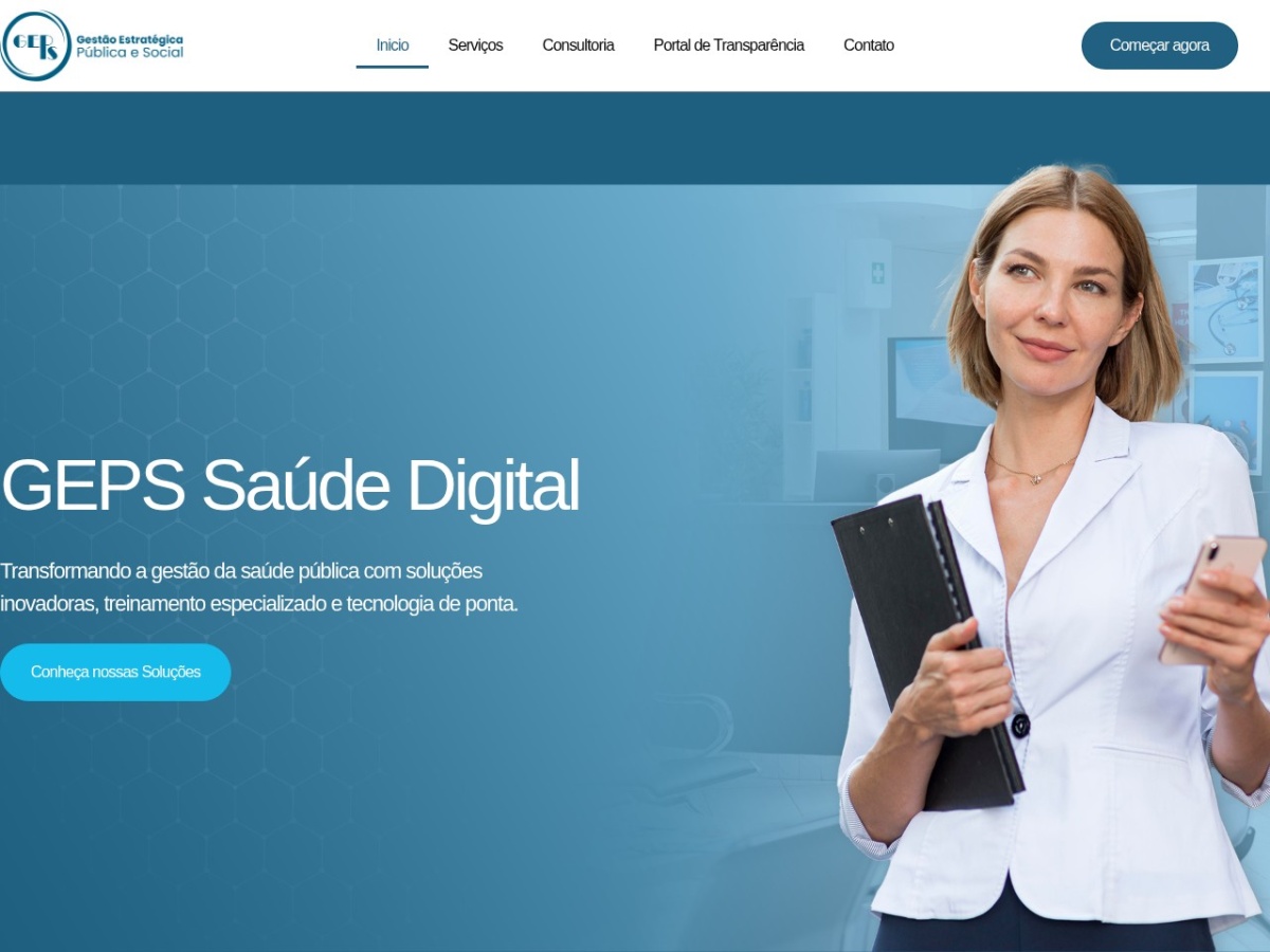 Site GEPS Saúde Digital