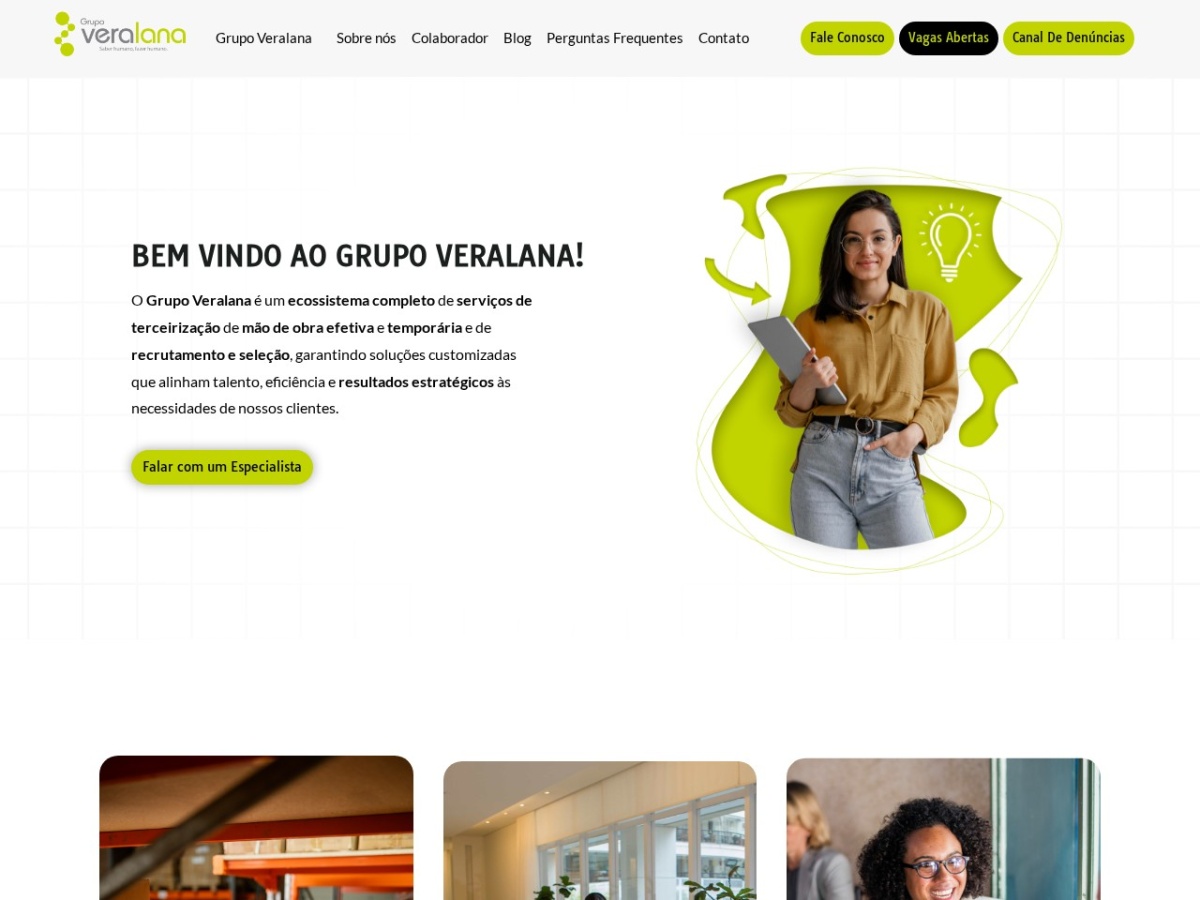Site Grupo Veralana